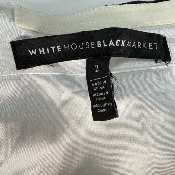 White House‎ Black Market Strapless Floral Print Dress Women's Size 2 - Picture 7 of 10